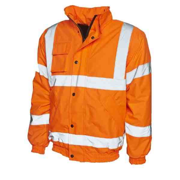 Uneek Hi-Vis Bomber Jacket